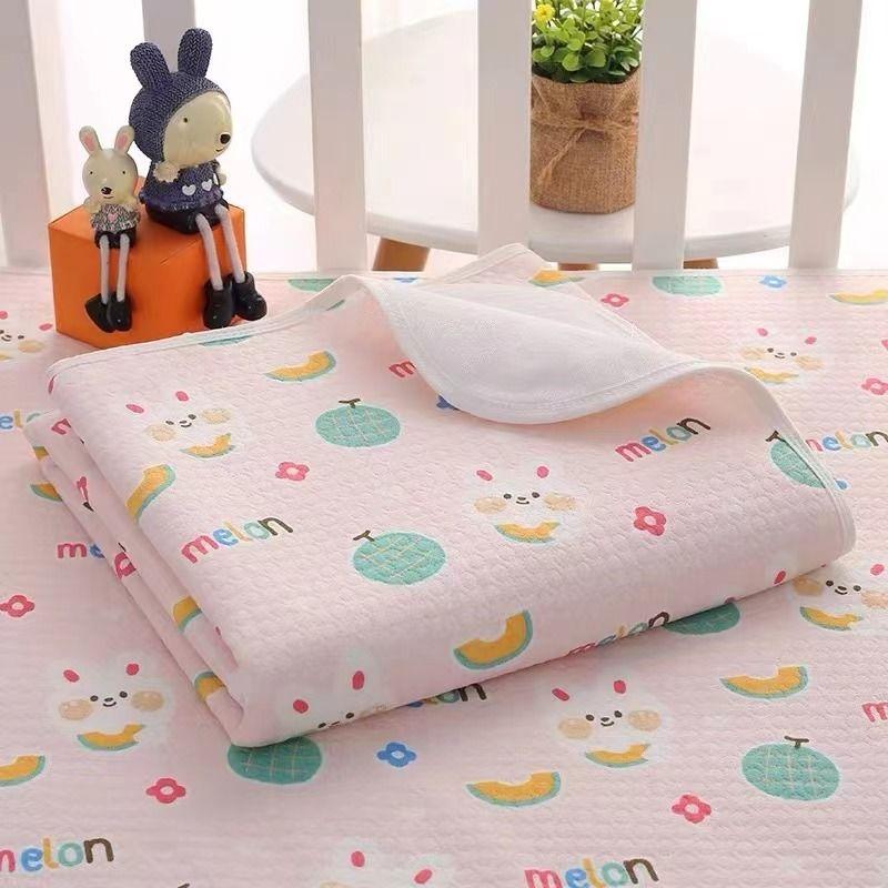 Waterproof Baby Changing Pad pink bunny