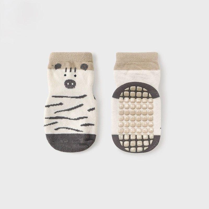 Zebra Non-Slip Toddler Socks (1-3 Years)